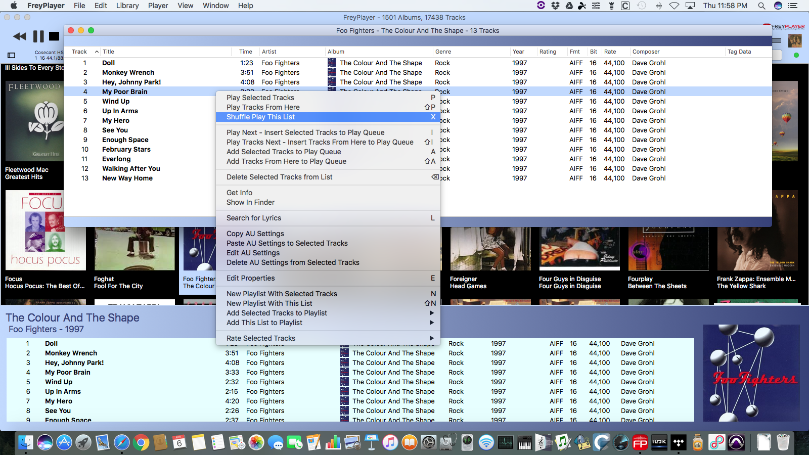 music player for audiophile mac
